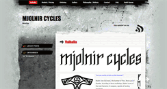 Desktop Screenshot of mjolnircycles.com